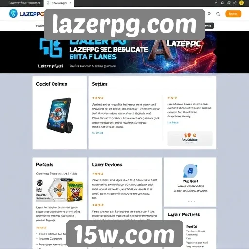 Avaliação das funcionalidades e recursos do lazerpg.com